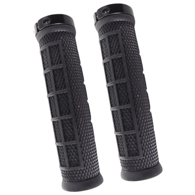 Arajes de manillar de bicicleta Resistencia a prueba de choque Camiseta cómoda Barra de mango de bicicleta sin deslizamiento Puñas para bicicletas de Negro
