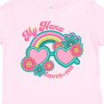 thumbnail image 4 of Inktastic Nana Loves Me Girls Granddaughter Girls Toddler T-Shirt, 4 of 5