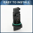 thumbnail image 4 of Unique Bargains Mass Air Flow Sensor Meter MAF Sensor No.46784582 for Fiat Panda 2003-2010 Black 1 Pc, 4 of 7