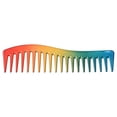 thumbnail image 1 of Vocoste Wide Tooth Hair Comb All Purpose Detangling Styling Comb Plastic Multicolor, 1 of 6