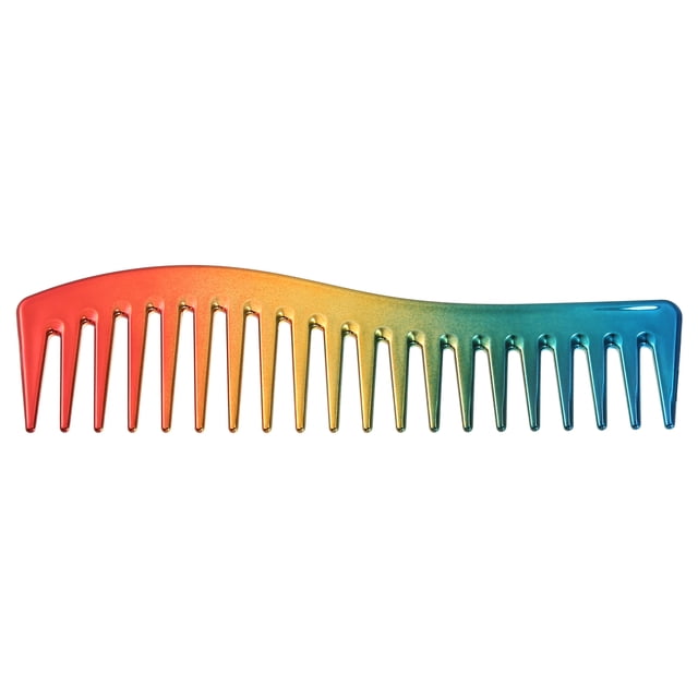 Vocoste Wide Tooth Hair Comb All Purpose Detangling Styling Comb Plastic Multicolor