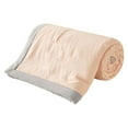 thumbnail image 3 of Lightweight Washed Cotton Summer Quilt Cool And Comfortable Double Cold Effect Blanket Breathable Lightweight Double Cold Blanket Machine Washable (150x100cm), 3 of 9