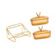 thumbnail image 1 of Cesta de frutas, plato para aperitivos, elegante soporte multifuncional para almacenar frutas estilo A 2 cuadrículas, 1 of 7