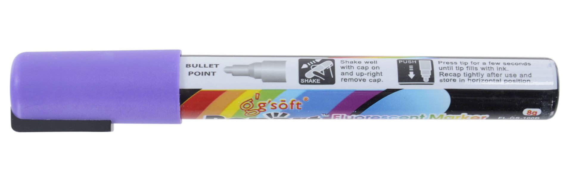 12pcs Colored Art Marker Pen,Liquid Ink Neon Pens,for Flashing LED