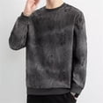 thumbnail image 4 of Chandail à Col Rond pour Homme à Imprimé d'Étoiles, Manches Longues, Chandail Décontracté, Haut, Mode d'Automne, Léger, Confortable, Mode Urbaine, 4 of 4