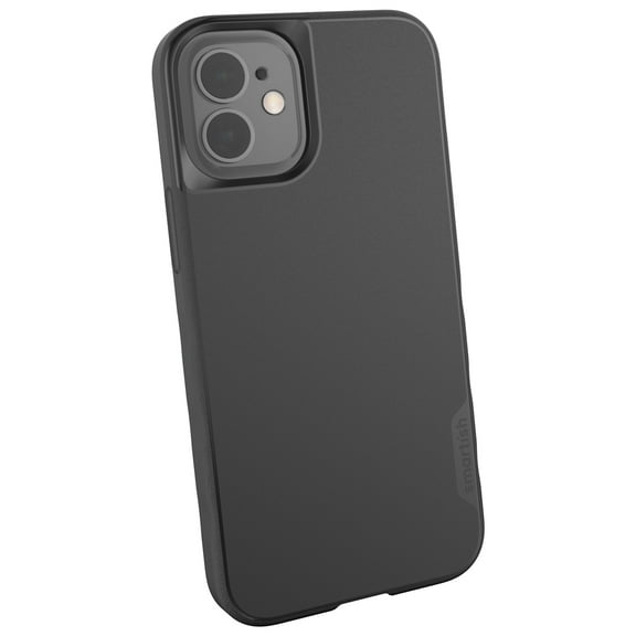 Smartish iPhone 12 mini Slim Case - Gripmunk [Lightweight   Protective] Thin Cover (Silk) - Black Tie Affair