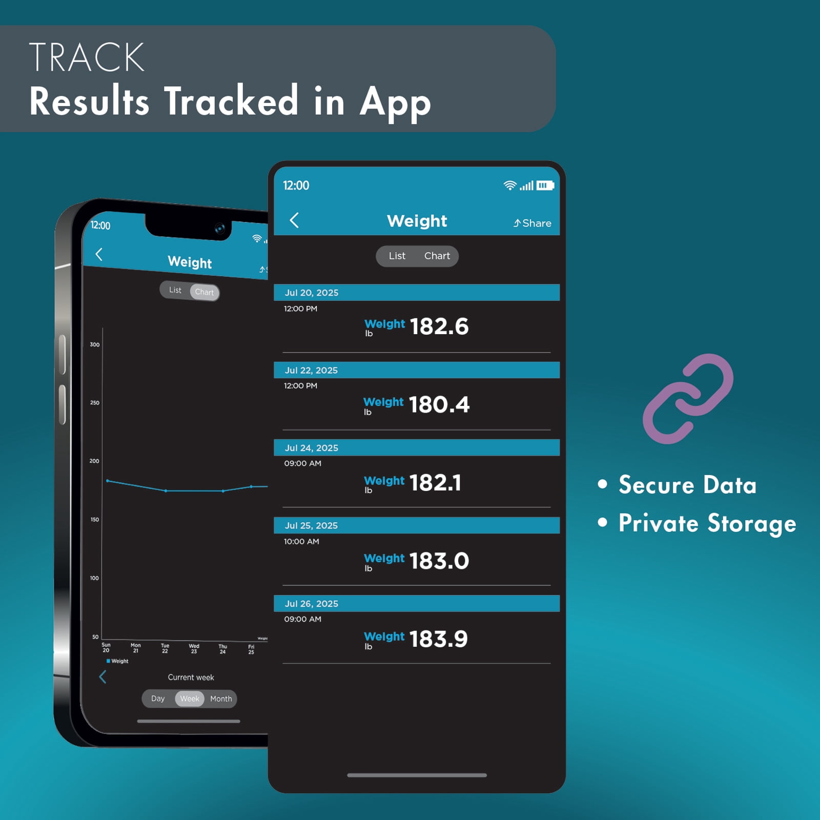 trackstar Wide-Platform Silver Digital Weight Scale | 550 lb Weight Capacity | trackstar Monitoring App | Bluetooth iOS & Android Compatible | Measure, Track, and Share Results
