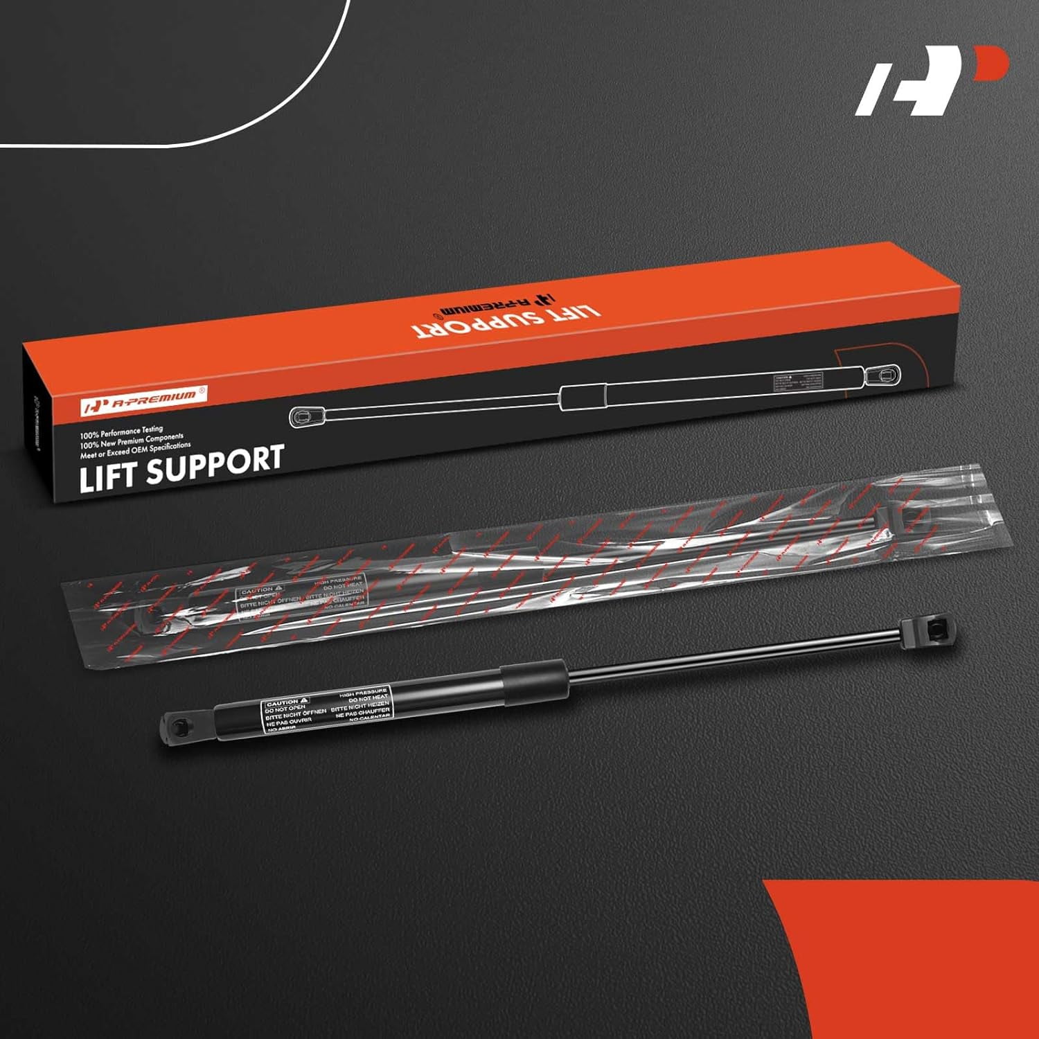 A-Premium 2Pcs Hood Lift Supports Shock Struts Compatible with Jeep Models - KL Series Cherokee 2019 2020 2021 2022 2023