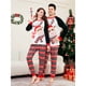thumbnail image 2 of Conjuntos familiares de Navidad, pijamas a juego, novedades de 2025, pijamas para adultos y niños, conjunto de ropa, mamelucos para bebés, ropa de dormir informal, look familiar, 2 of 5