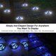 thumbnail image 4 of Luces LED solares para suelo, luces para escaleras de jardín, luces para terraza, lámparas empotradas a prueba de agua, caminos de entrada, patios, muelles, marcadores de carretera, postes solares,, 4 of 5