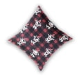 thumbnail image 2 of Red Black Gingham Plaids Christmas Cartoon Cow Throw Pillow Covers Pillowcases 18 x 18 Inch Home Decor 2 Packs for Bedroom Sofa, 2 of 6