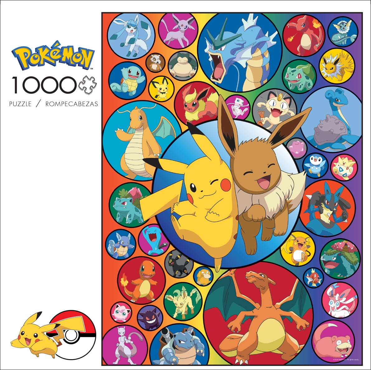 Buffalo Games Puzzles Pokémon Bubbles 1000 Piece Jigsaw Puzzle for sale online