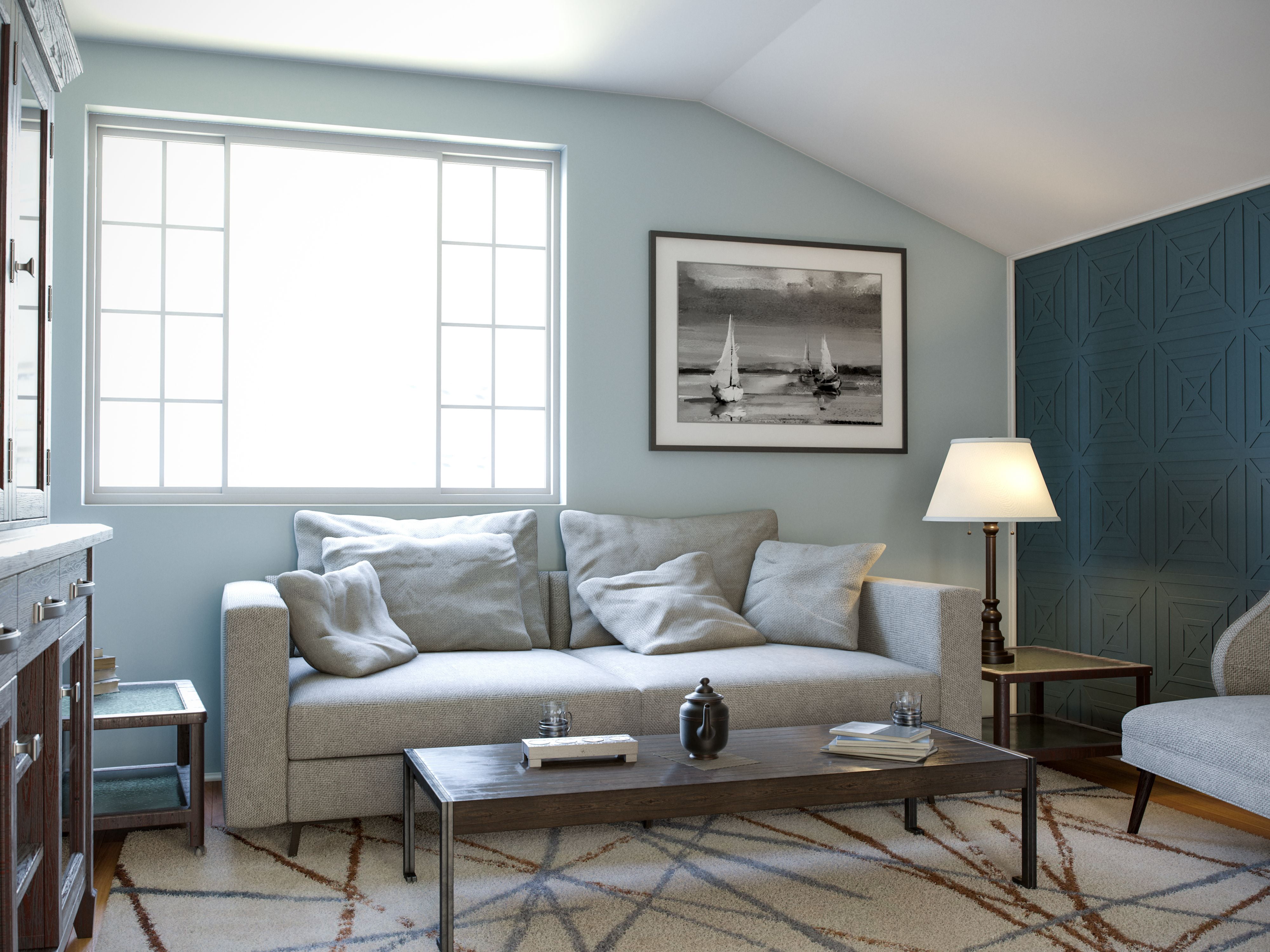 Kenroy Home Spyglass 30.5'' Table Lamp with Off-White Fabric Empire Shade Transitional Table Light Fixture for Living Room, Bedroom, or Office, Bronze