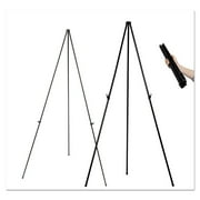 MasterVision Instant Display Easel, Black Frame