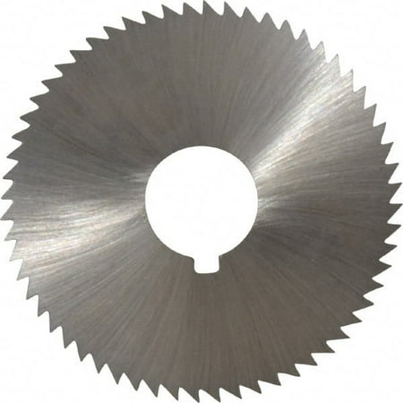 

Made in USA 2-1/4 Diam x 0.102 Blade Thickness x 5/8 Arbor Hole Diam 60 Tooth Slitting and Slotting Saw Arbor Connection Right Hand Uncoated High Speed Steel Concave Ground Contains Keyway
