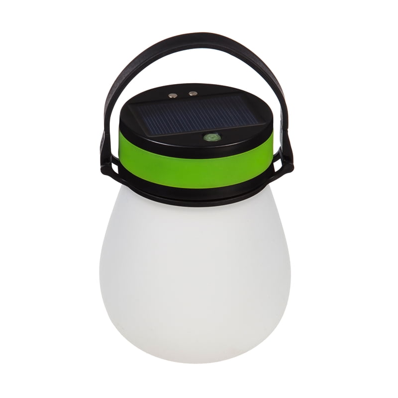 ZFence Firefly Solar/Rechargeable Lantern, White/Yellow LEDs and