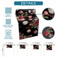 thumbnail image 7 of Table Runners 72 Inches Long Dress Scarves, Black Christmas Balls Farmhouse Kitchen/Dining Table Runner, Coffee Tablerunners, Xmas Poinsettia Botanical 13x72 Inch, 7 of 7