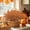 Orange, variant on Artificial Autumn Flowers Bouquets Faux Floral Arrangement Decorative Plants Outdoor Garden Home Decor for Balcony Patio Porch Event Display Realistic Colorful Flower Decoration
