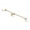 Golden, variant on ievspot Metal Garland Hanger for Seasonal Decor Adjustable Wreath Hanger for Front Door Adjustable Wreath Hanger Rod for Front for Seasonal for Christmas