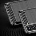 thumbnail image 3 of PANDACO Navy Brushed Metal Case for Samsung Galaxy S21 FE, 3 of 4