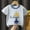 White, variant on Toddler Boys' Short Sleeve Tees Cotton Casual "LOOK ME I FEEL SO COOL" Print Crewneck Summer Top Clothes T-Shirts Mothers Day Gifts 6-8 months