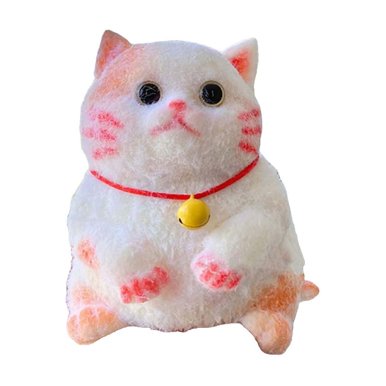 Colorful Dumpling Stress Balls Fidget, Lucky Cat Squeeze T-oy, Big Soft Kitty Stress Relief Ball, Cute Sensory T-oy for Cat Lovers, Anxiety Relief for Adults
