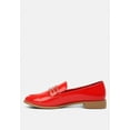 thumbnail image 4 of MEANBABE Semicasual Stud Detail Patent Loafers in Red, 4 of 6