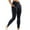 Navy, variant on Sngxgn Womens Stretchy High Waist Yoga Leggings(Coffee,L)