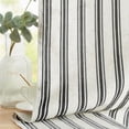 thumbnail image 3 of Cortinas Jinchan a Rayas de Lino para Cocina 62x61 cm 2 Paneles, 3 of 8