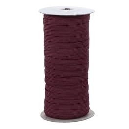 MECCANIXITY Flat Elastic Cord - 1/4 Inch (6mm) Wide, 33 Yards, Heavy Stretch For Sewing & Crafts (Red)