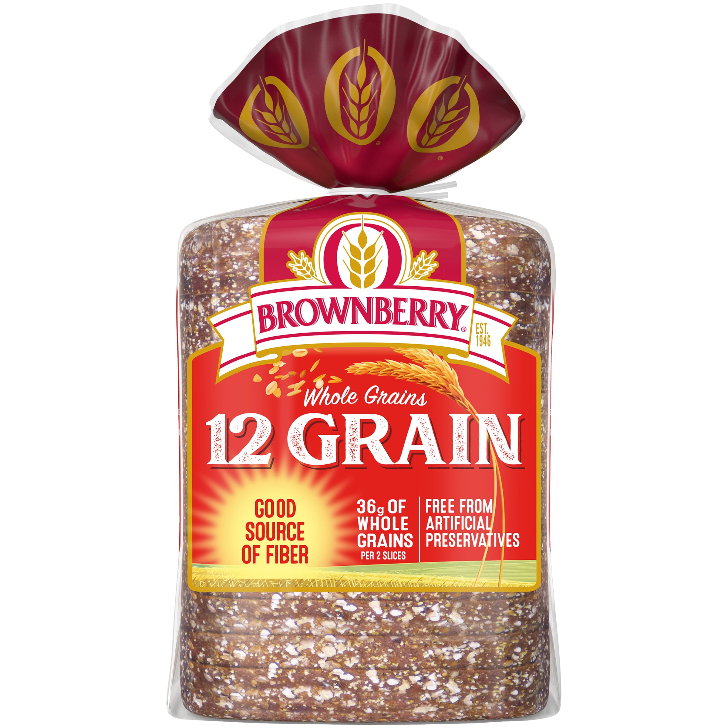 Brownberry Whole Grains 12 Grain Bread, 24 oz