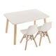 thumbnail image 1 of Mesa Rectangular Duduk Melamina 2 Sillas Eames Blanco, 1 of 1