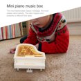 thumbnail image 4 of Caja musical de piano, caja musical de piano mecánica, caja de música clásica mecánica, hermosa decoración, diseño elevado, 4 of 9
