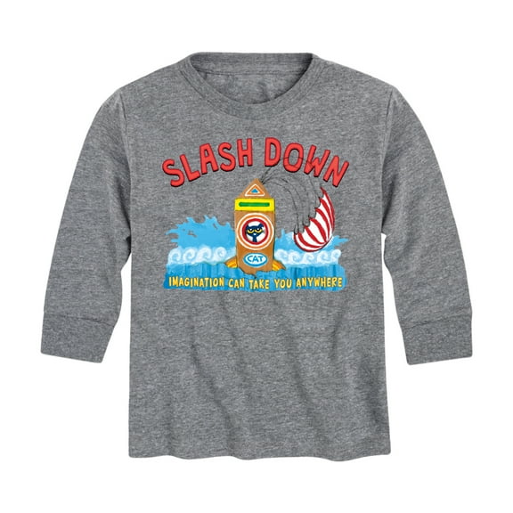 Pete The Cat - Splash Down - Toddler And Youth Long Sleeve Graphic T-Shirt