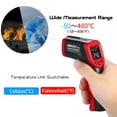 thumbnail image 3 of Thermometers,Tester Non-ir Handheld Temperature Tester Humans) Handheld Display (not 12 1 Pyrometer Infrared Handheld Infrared Handheld Non- Ir Infrared -50～480℃ Lcd Handheld Thermometer, 3 of 7