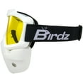 thumbnail image 6 of Birdz Eyewear Skylark White TPU Motorcycle Mask & Detachable Goggles  2 Pairs with Smoke & Yellow Lenses, 6 of 7
