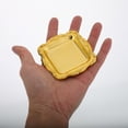 thumbnail image 4 of Miangastore Golden Plastic Mini Dessert Plates 10Pcs 3.07X3.07X0.24In Square For Weddings And Parties, 4 of 9