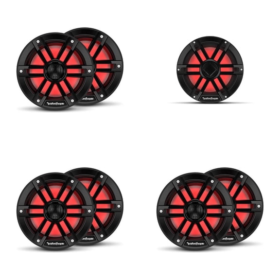Rockford Fosgate Marine Audio Upgrade M1 6.5", (2) 8" Coaxial and 10" Subwoofer Bundle