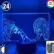 thumbnail image 2 of Figura de acción liuruiping Naruto Uzumaki 3D LED luz de la noche, 2 of 5