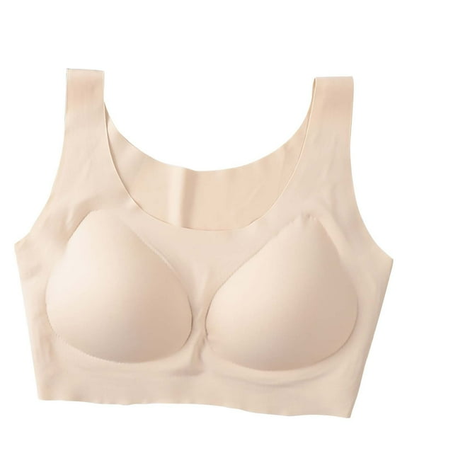 Timegard Seamless Bras for Women No Underwire Full Coverage Back Smoothing Bralette Breathable Daily Bras