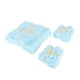 thumbnail image 3 of Juego de Toallas Nikou Terciopelo Coral Toalla de Mano y Toalla de Baño Color Azul, 3 of 15