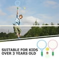 thumbnail image 2 of 1 Set Kids Badminton Racket Training Outdoor Sports Leisure Toys Badminton Set, 2 of 8