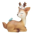 thumbnail image 2 of LOVIVER Adorable Ornement de Simulation en Résine Décorations de Cerf Ornements Maison et Jardin Méditation, 2 of 8