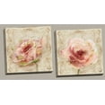 thumbnail image 1 of Gorgeous Pink Blush Watercolor-Style Blooming Floral Set by Tre Sorelle Studios; Two 16x16in Hand-Stretched Canvases, 1 of 1