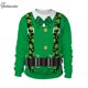 thumbnail image 2 of Chándal falso de dos piezas para hombre, sudaderas del Día de San Patricio, Sudadera gráfica para pareja, ropa de calle Y2K, 2 of 4