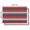 thumbnail image 5 of Red and Blue Christmas Knitted Pattern Summer Placemats Table Placemats Set Of 6-Linen Kitchen Washable Placemats Table Mats 11.8"x17.7" Non-Slip Heat Resistant, 5 of 5