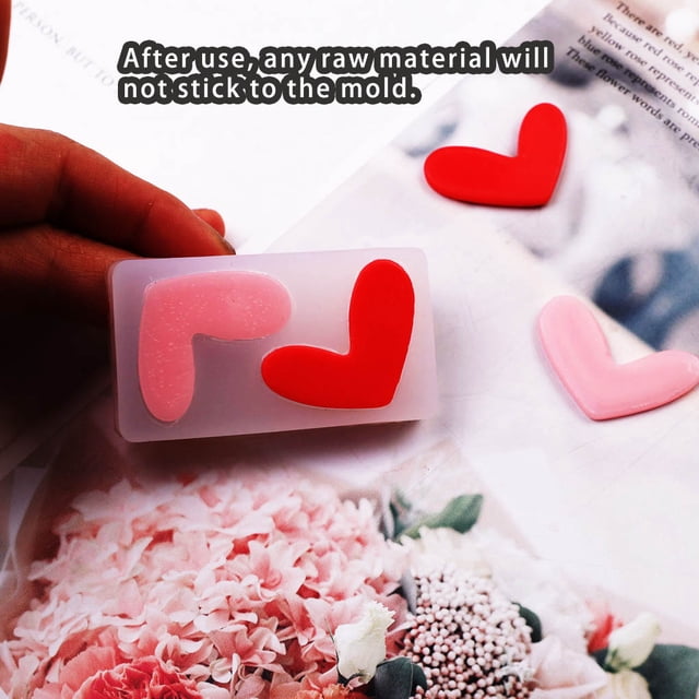 Molds Heart Shaped Jelly Cake Silicone Baking Self-Assembly DIY Romantic Mini Pan Mould Bakeware Tool Cooking Gadget Accessories Self-Assembly Multi-use