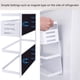 thumbnail image 4 of Bewildely Estante de refrigerador multifuncional blanco, estante de pared lateral para lavadora de horno microondas de hierro forjado, estante Cocina y Comedor Blanco L Bewildely HA027024-02, 4 of 6