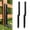 Black-2pcs, variant on Heavy Duty Steel Fence Post Repair Kit, Ground Spike Anchor Stakes for Leaning and Broken Fence Post Fixing