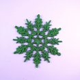 thumbnail image 1 of Christmas Decor Hangs Modeling And Craftsmanship: Adopt Three Snowflake Modeling The Is With Glitter Shining Luster The Light And There Are Many Colors T snowflake modeling, 1 of 9